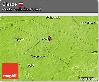 Physical 3D Map of Ciesze