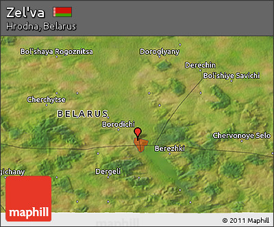 Satellite 3D Map of Zel'va