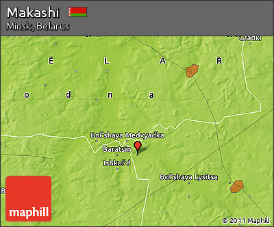 Physical Map of Makashi