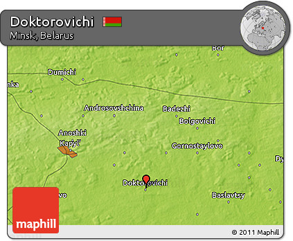 Physical 3D Map of Doktorovichi