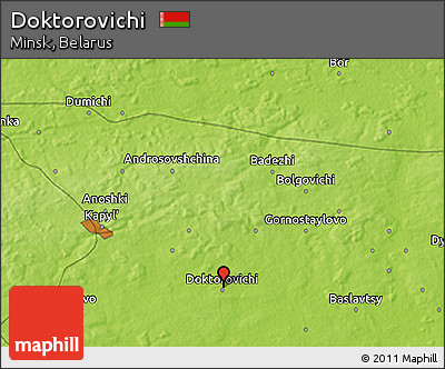 Physical 3D Map of Doktorovichi
