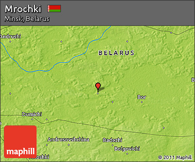 Physical 3D Map of Mrochki