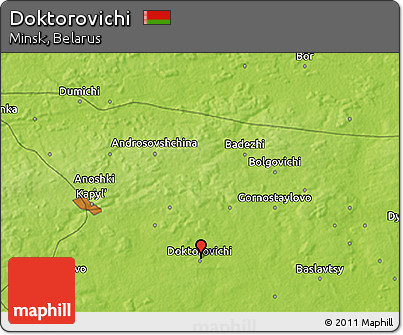Physical 3D Map of Doktorovichi