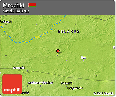 Physical 3D Map of Mrochki