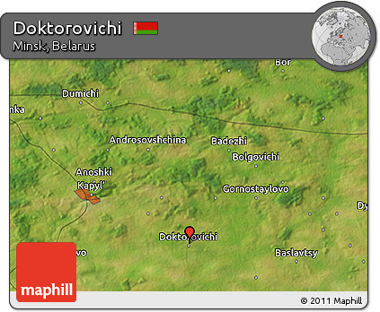 Satellite 3D Map of Doktorovichi