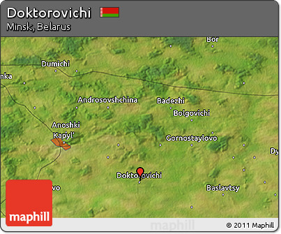 Satellite 3D Map of Doktorovichi