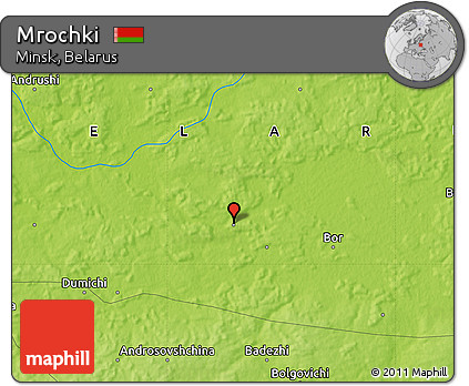 Physical Map of Mrochki
