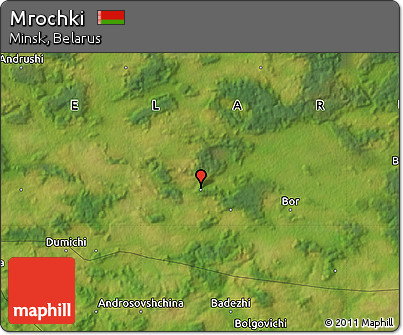 Satellite Map of Mrochki