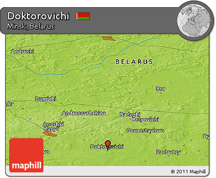 Physical Panoramic Map of Doktorovichi