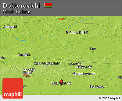 Physical Panoramic Map of Doktorovichi