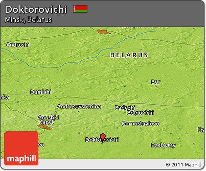 Physical Panoramic Map of Doktorovichi