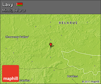Physical 3D Map of Lavy