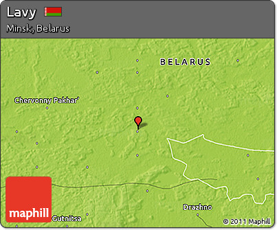 Physical 3D Map of Lavy