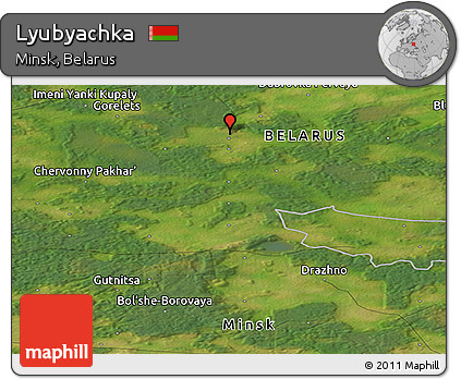 Satellite Panoramic Map of Lyubyachka
