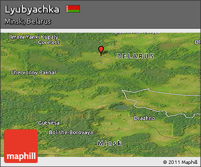 Satellite Panoramic Map of Lyubyachka