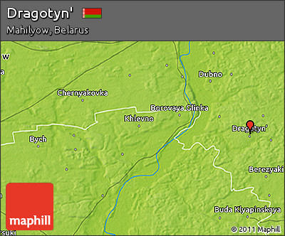 Physical 3D Map of Dragotyn'