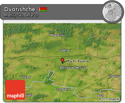 Satellite 3D Map of Dvorishche