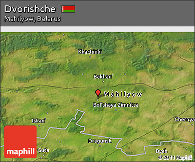 Satellite 3D Map of Dvorishche