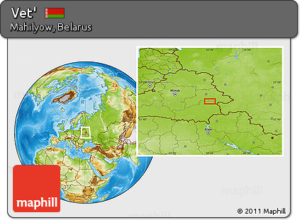 Physical Location Map of Vet'