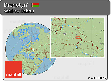 Savanna Style Location Map of Dragotyn'