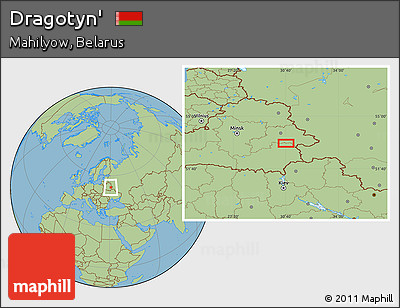 Savanna Style Location Map of Dragotyn'