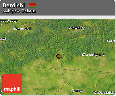 Satellite 3D Map of Bardichi
