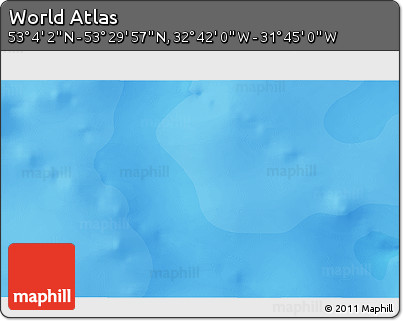 Political 3D Map of the Area around 53° 17' 0" N, 32° 13' 30" W
