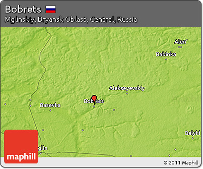 Physical 3D Map of Bobrets