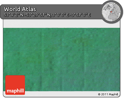 Satellite 3D Map of the Area around 53° 17' 0" N, 3° 28' 30" E