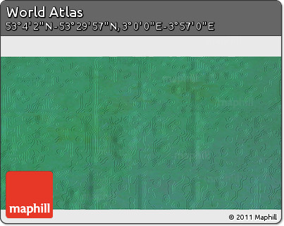 Satellite 3D Map of the Area around 53° 17' 0" N, 3° 28' 30" E