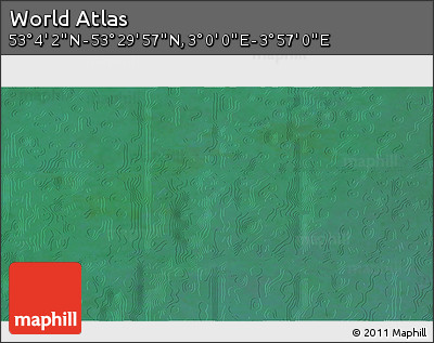 Satellite 3D Map of the Area around 53° 17' 0" N, 3° 28' 30" E