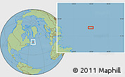 Savanna Style Location Map of the area around 53° 17' 0" N, 50° 4' 30" W