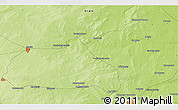 Physical 3D Map of the area around 53° 17' 0" N, 60° 25' 29" E