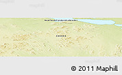 Physical Panoramic Map of the area around 53° 17' 0" N, 65° 22' 30" W