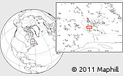 Blank Location Map of the area around 53° 17' 0" N, 66° 13' 29" W