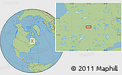 Savanna Style Location Map of the area around 53° 17' 0" N, 72° 10' 30" W