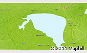 Physical 3D Map of the area around 53° 17' 0" N, 73° 10' 30" E