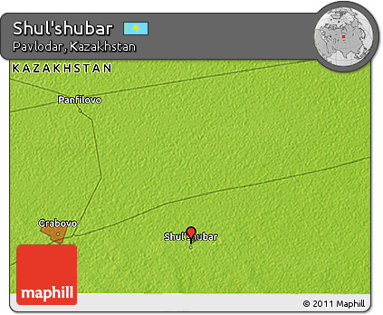 Physical 3D Map of Shul'shubar