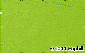 Physical Map of the area around 53° 17' 0" N, 83° 13' 29" W