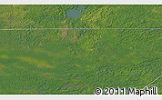 Satellite 3D Map of the area around 53° 17' 0" N, 95° 7' 30" W