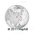 Outline Map of the Area around 53° 40' 8" N, 109° 43' 29" E, rectangular outline