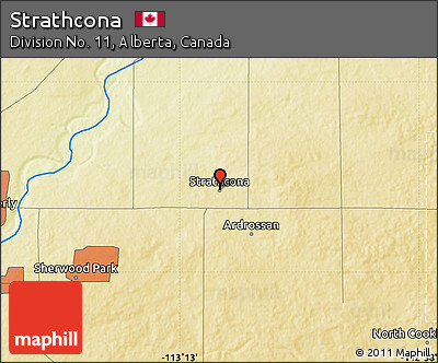 Physical Map of Strathcona