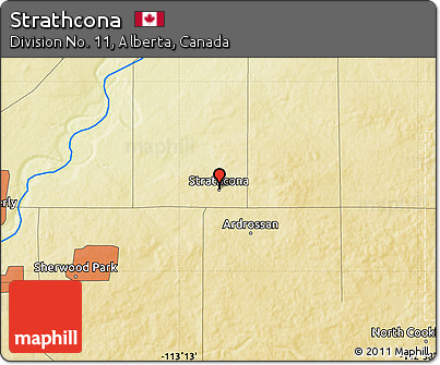 Physical Map of Strathcona