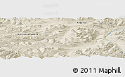 Shaded Relief Panoramic Map of the area around 53° 40' 8" N, 119° 46' 30" W
