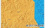 Political Map of the area around 53° 40' 8" N, 121° 37' 30" E