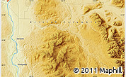Physical Map of the area around 53° 40' 8" N, 122° 19' 29" W