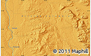 Political Map of the area around 53° 40' 8" N, 122° 19' 29" W