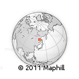 Outline Map of the Area around 53° 40' 8" N, 133° 31' 30" E, rectangular outline