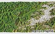 Satellite 3D Map of the area around 53° 40' 8" N, 134° 22' 30" E