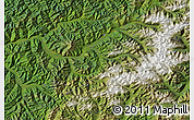 Satellite Map of the area around 53° 40' 8" N, 134° 22' 30" E